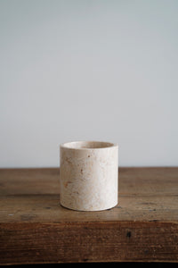 A polished natural marble holder that is perfect for kitchen utensils or as a wine chiller. Works beautifully as a vase too. 